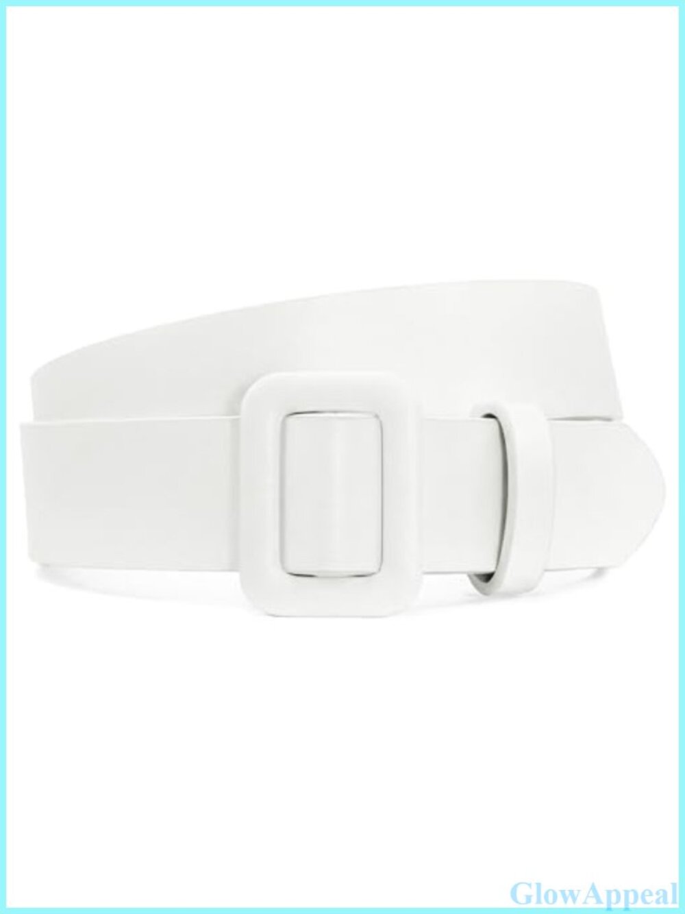 Women PU Leather No-Pin Buckle Belt Adjustable Waist Belt for Jeans Pants